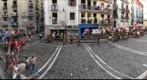 Encierro 13 de julio El Pilar Curva de la estafeta