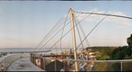Fussgaengerbruecke Sassnitz, Ruegen, Germany