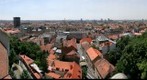 Zagreb panorama from the tower Kula Lotrščak - Croatia