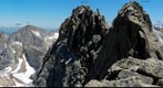 Panorama desde la Punta Lourde Rocheblave, Pirineos (Pyrenees). Objetivo 105mm. 145 fotos.