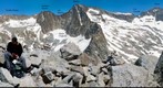 Panorama desde el Pico Araguells, Pirineos (Pyrenees). 105mm, 167 fotos.
