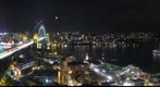 Night view of Sydney Harbour from the Shangri-La