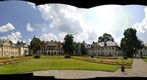 Panorama of park and palace in Kozłówka