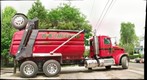 Fancy truck doing street paving in Sebastopol (street_work_01)