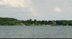 120 Grad - Panorama ueber den Grossen Ratzeburger See auf die Roemnitz und die Inselstadt Ratzeburg