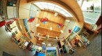 Bruce Peninsula- Visitor Centre: Main Hall in Little Planet Projection, May 23, 2010 