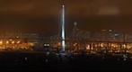 Stone Cutters Bridge at night