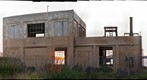 From Richmond Ferry Point: Abandoned ferry building, sunset burning through empty windows (bay_day_5) 