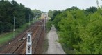 Rail tracks in Józefów