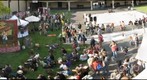 From top of Neverwas Haul towards the stage the Maker Faire (mf12)