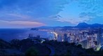 Nocturna de Benidorm desde la Cruz