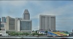 Merlion to Marina Bay Sands Resort
