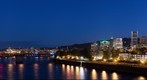 Portland Skyline from the North East at Twilight
