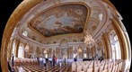 Interiors of Royal Castle in Warsaw - The Great Assembly Hall  // Wnętrza Zamku Królewskiego  - Sala Wielka 