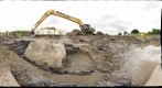 Opgraving van een rivieraak uit 950 a.d. - Leidserijn - Utrecht
