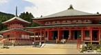 Kyoto Enryaku-ji Tenday Monastery with East Pagoda and Amida Hall on Mount Hiei