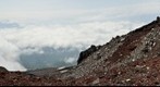 View down from the crater of Mt.Fujisan