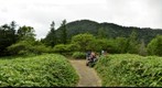 Trekking in the mountains near Yuno-ko