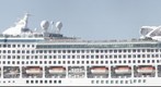 Cruise ship leaving San Francisco