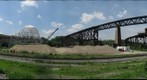 Belle Vernon (a.k.a. Speers) Bridge (I-70) and Pittsburgh and Lake Erie Railroad Bridge over the Monongahela