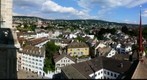 Zuerich: Blick vom Grossmuenster nach Osten