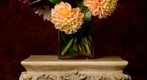Dahlias on Column