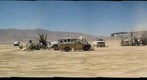 Two o'clock and the trash fence, burning man 2007