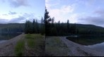 Bowman Lake in Stereo 3D, Glacier National Park