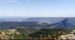 Vue de la vallee de Privas du haut de Creysseilles - Ardeche
