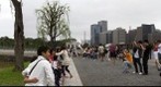 Tourists by the Bridge - Imperial Palace - Tokyo, Japan