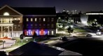 Annette Caldwell Simmons Hall at Night