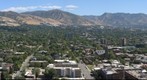 Salt Lake City, Utah East side view of downtown