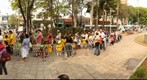 A fila do trenzinho