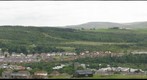 Tredegar - View from West Valley, looking across and down towards main town area.