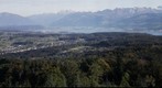 View from old Bachtel Tower on Pfannenstiel, Switzerland