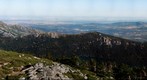 Panorama desde Siete Picos: Madrid y Segovia. Objetivo 450 mm, 1229 fotos.