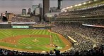 Minnesota Twins versus the New York Yankees in Game 2 of the ALDS