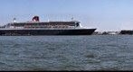 rms Queen Mary 2 docked at Red Hook, Brooklyn