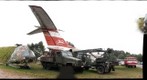 Behind the TU134 at Chaos Communications Camp in Finowfurt, Germany