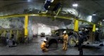 Diesel shop and maintenance station in a mine