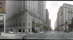 Philadelphia, Pennsylvania at Broad and Sansom Streets, two blocks south of City Hall
