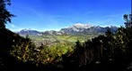 Close to Bad Ragaz - going down from the viewpoint Pizalun to Bad Ragaz