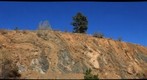 Roadcut in Precambrian Gneiss, Front Range, West of Denver, Colorado