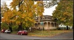 Charles Brown House with Fall Colors