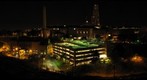 View of the CMU campus at night