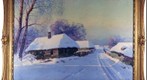 Hamlet winter landscape