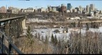 High Level Bridge and Skyline in Edmonton
