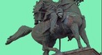 The monument to king Victor Emmanuel II in Duomo Square in Milan, Italy