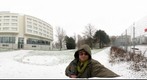 Kaiser-Wassser building in the snow