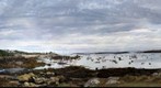 ILE DE CHAUSEY LE SOUND DEPUIS LA PISTE D 'HELICOPTERE